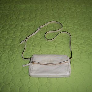 KATE SPADE NYC Mini Carson Cobble Hill  Light Beige Crossbody Bag